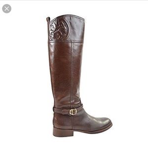 Tory Burch Marlene riding boots -almond 224